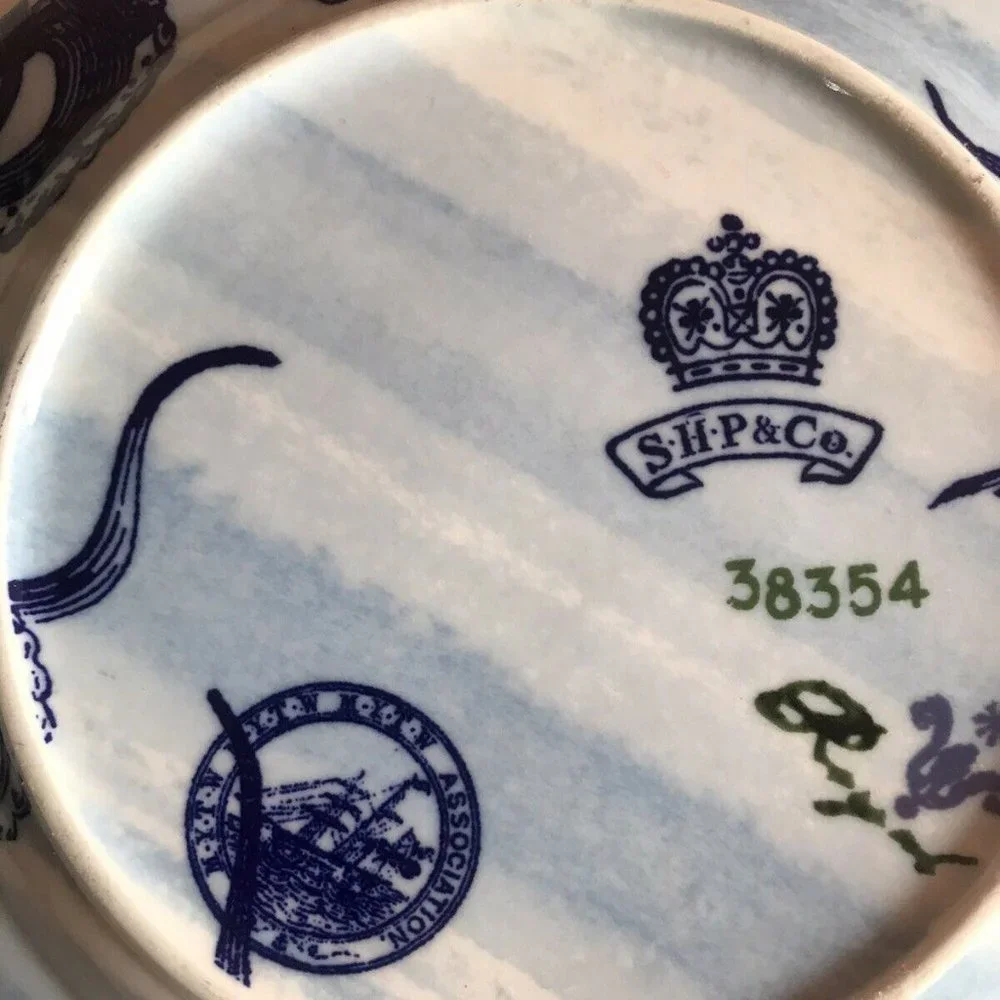Anthropologie From the Deep Octopus 8” Salad Plate